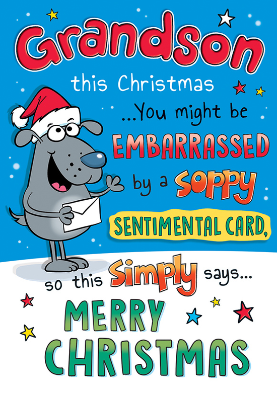 Regal 6 Pack C75 Cards Christmas Grandson