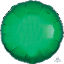 Anagram Foil Balloon Metallic Green Round 18"