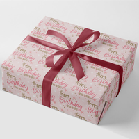 Giftwrap Birthday Text 24pk