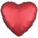 Anagram Foil Balloon Dark Red Heart 18"