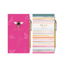 Diary Slim WTV W/Pen Bee Floral 2027 12pk