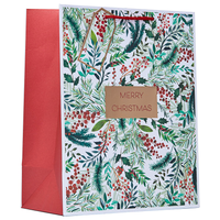 Partisan 6 Pack Gift Bag Festive Foliage Large