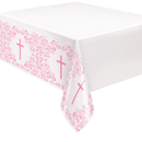 Unique Tablecover Pink Holy Cross 54x84