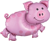 Anagram Pig 35" Supershape Foil Balloon