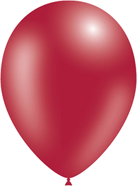 Decotex Pro 50 Pack Latex Balloons Metallic Burgundy 11"