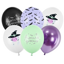 PartyDeco Hocus Pocus 11" Latex Balloons 6pk
