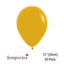 Sempertex Mustard 12" Latex Balloons 50pk