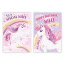 Poppyhill 12 Pack Cards C50 Birthday Niece