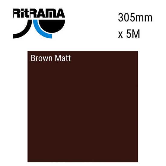 Ritrama Vinyl M Grade Matt Brown 305mm x 5m