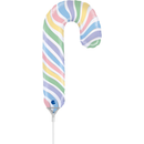 Grabo Foil Balloon Candy Cane Pastel Macaron