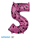 Anagram Foil Balloon Minnie Mouse 26" Number 5