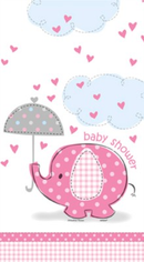 Unique Tablecover Pink Umbrellaphants 54" x 108