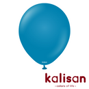 Kalisan Retro Deep Blue 18" Latex Balloons 25pk