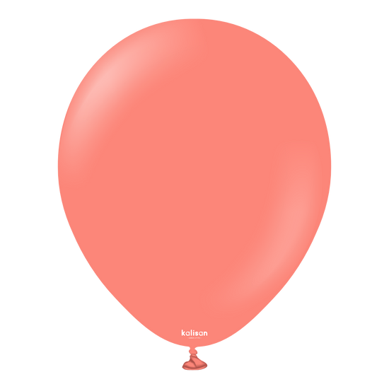 Kalisan Standard Coral 18" Latex Balloons 25pk