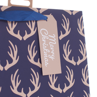 Tiger Feet Gift Bag Antlers Extra Large 12pk