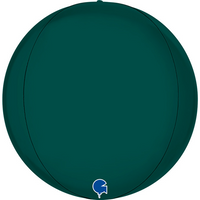 Grabo Foil Balloon Satin Emerald Green Globe 15"