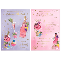 Poppyhill 12 Pack Cards C50 Birthday Partner
