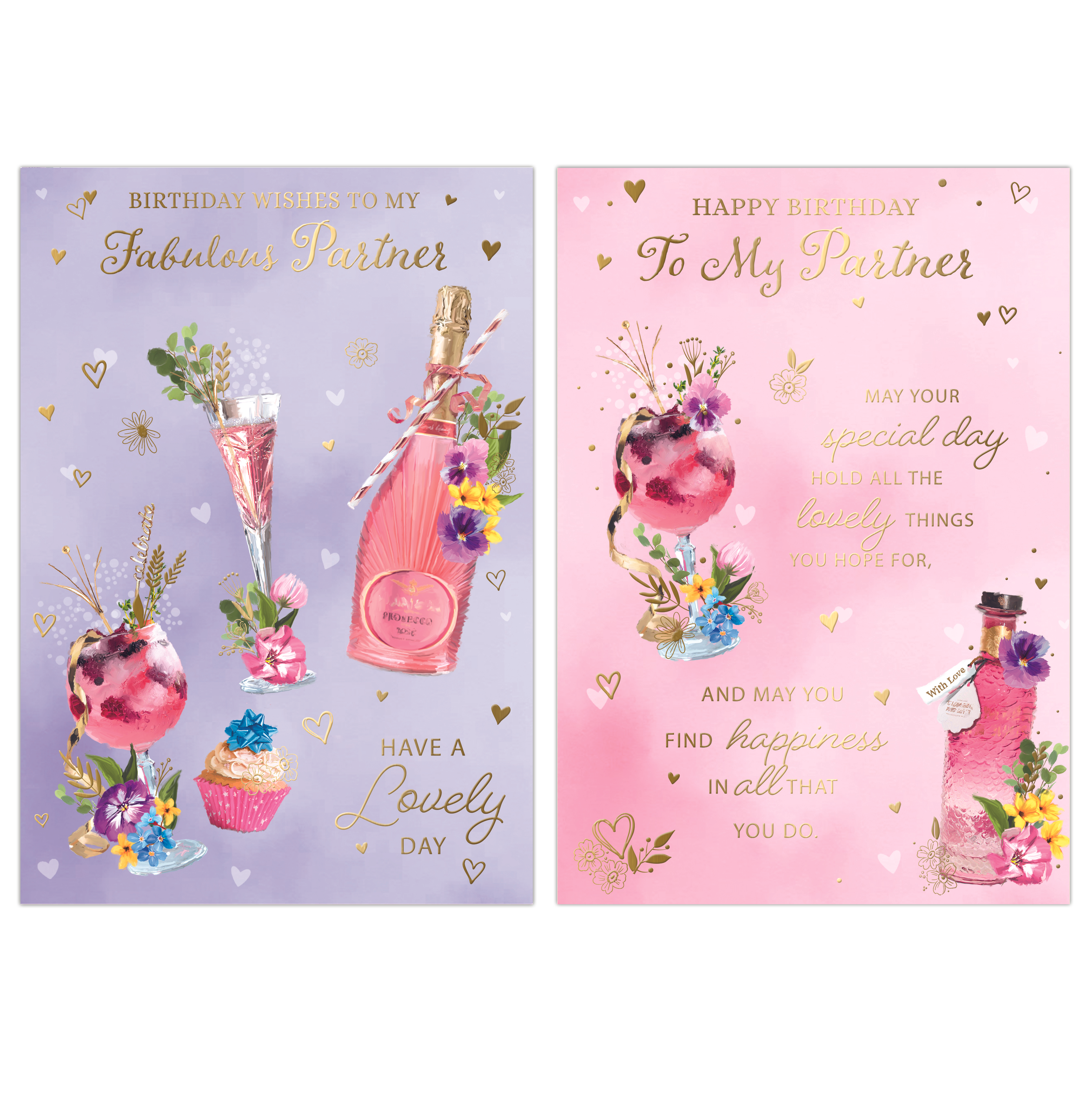 Poppyhill 12 Pack Cards C50 Birthday Partner
