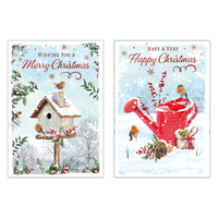 Poppyhill 12 Pack Cards C50 Christmas Open