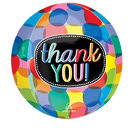 Anagram Foil Balloon Orbz Bubbly Thank You 16