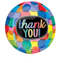 Anagram Foil Balloon Orbz Bubbly Thank You 16