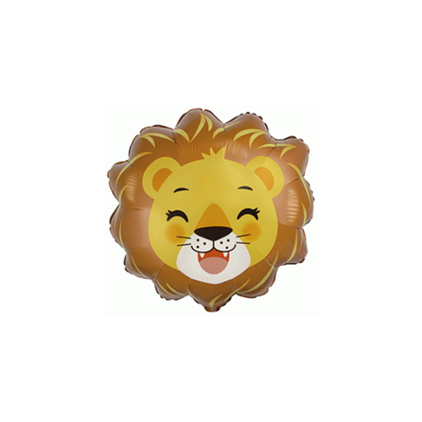 Flexmetal Foil Balloon Lion Head 9"