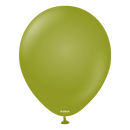 Kalisan Retro Olive Green 12" Latex Balloons 100pk