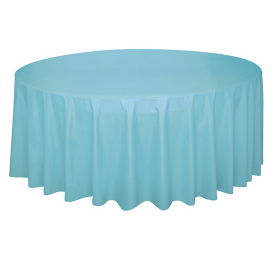 Unique Tablecover Teal Round 84