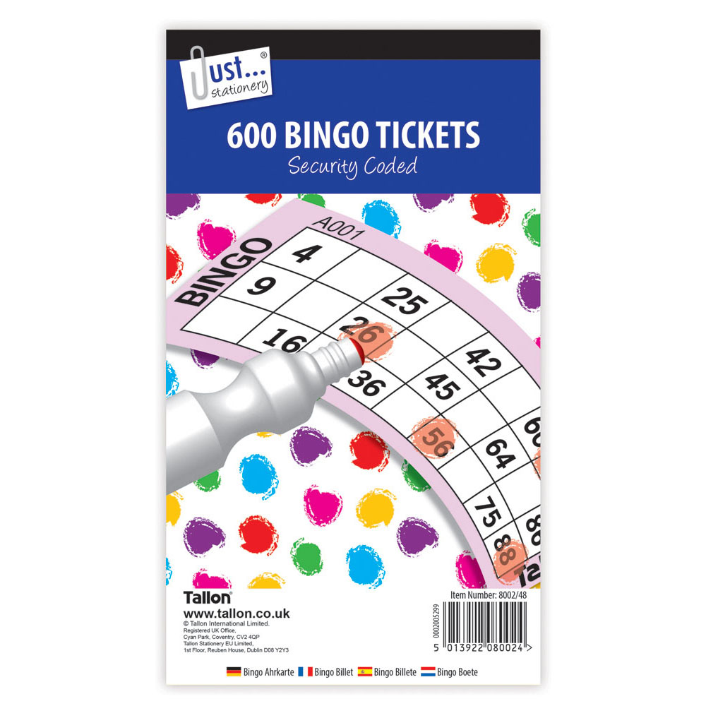 Tallon Bingo Tickets Jumbo