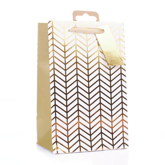 Tiger Feet 6 Pack Gift Bag Gold Geo Perfume