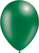 Decotex Pro 50 Pack Latex Balloons Metallic Forest Green 11"
