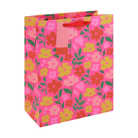 Eurowrap 6 Pack Gift Bag Neon Floral Large