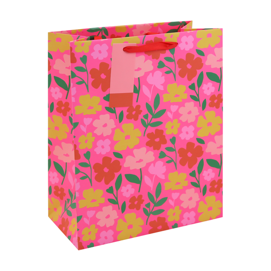 Eurowrap 6 Pack Gift Bag Neon Floral Large