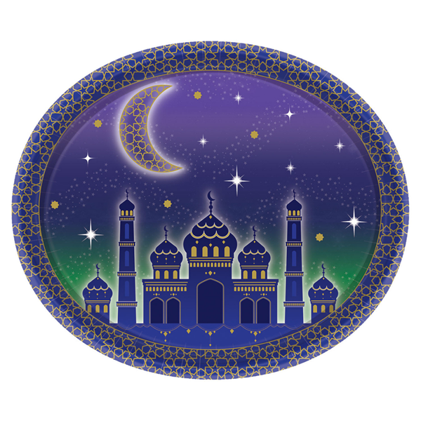 Amscan 8 Pack Platter Eid 30cm