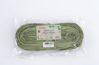 Eleganza Decocrush Paper Ribbon Sage Green 20m