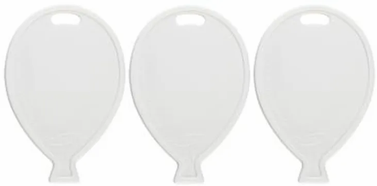 Oaktree 50 Pack Balloon Shaped Weight White