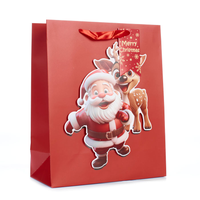 Gift Bags Santa & Reindeer Extra Large 6pk