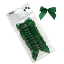 Ribbon Bows Bottle Green 5cm 12pk