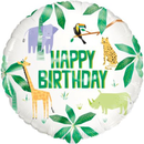 Unique Foil Balloon Animal Safari Birthday 18"