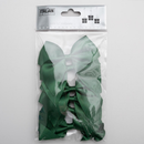 Ribbon Bows Bottle Green 10cm 6pk