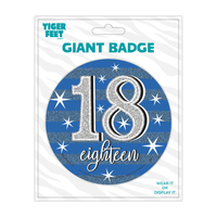 Big Badges Age 18 Male 6pk