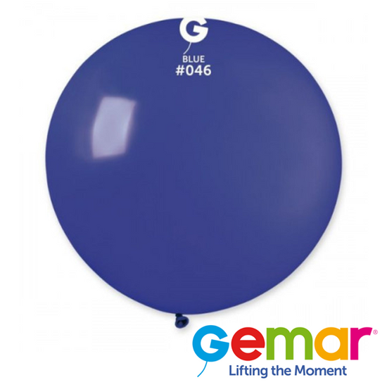 Gemar Fashion Dark Blue 31" Latex Balloons 10pk