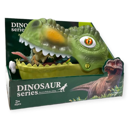 Huggables Dinosaur Head Playset With Sound