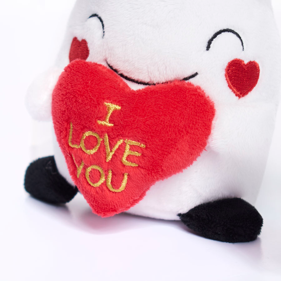 Tiger Feet Soft Toy Mushroom Love You 16cm