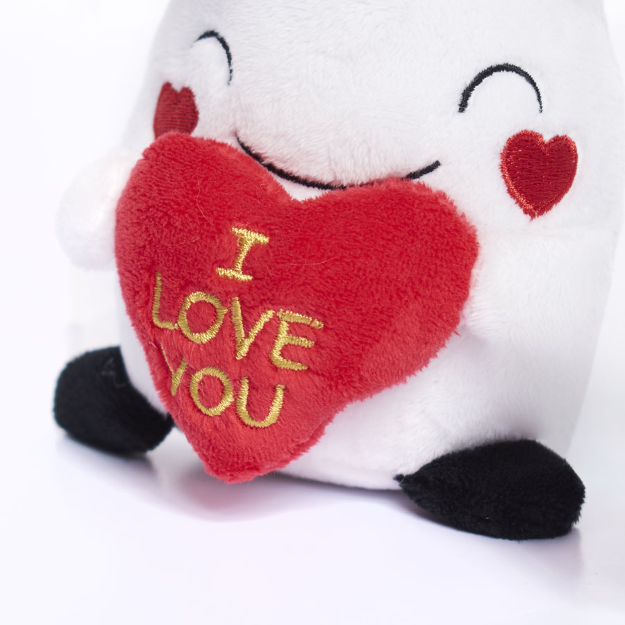 Tiger Feet Soft Toy Mushroom Love You 16cm