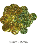 Oaktree Gold Holographic Foil Confetti 10mm x 50g