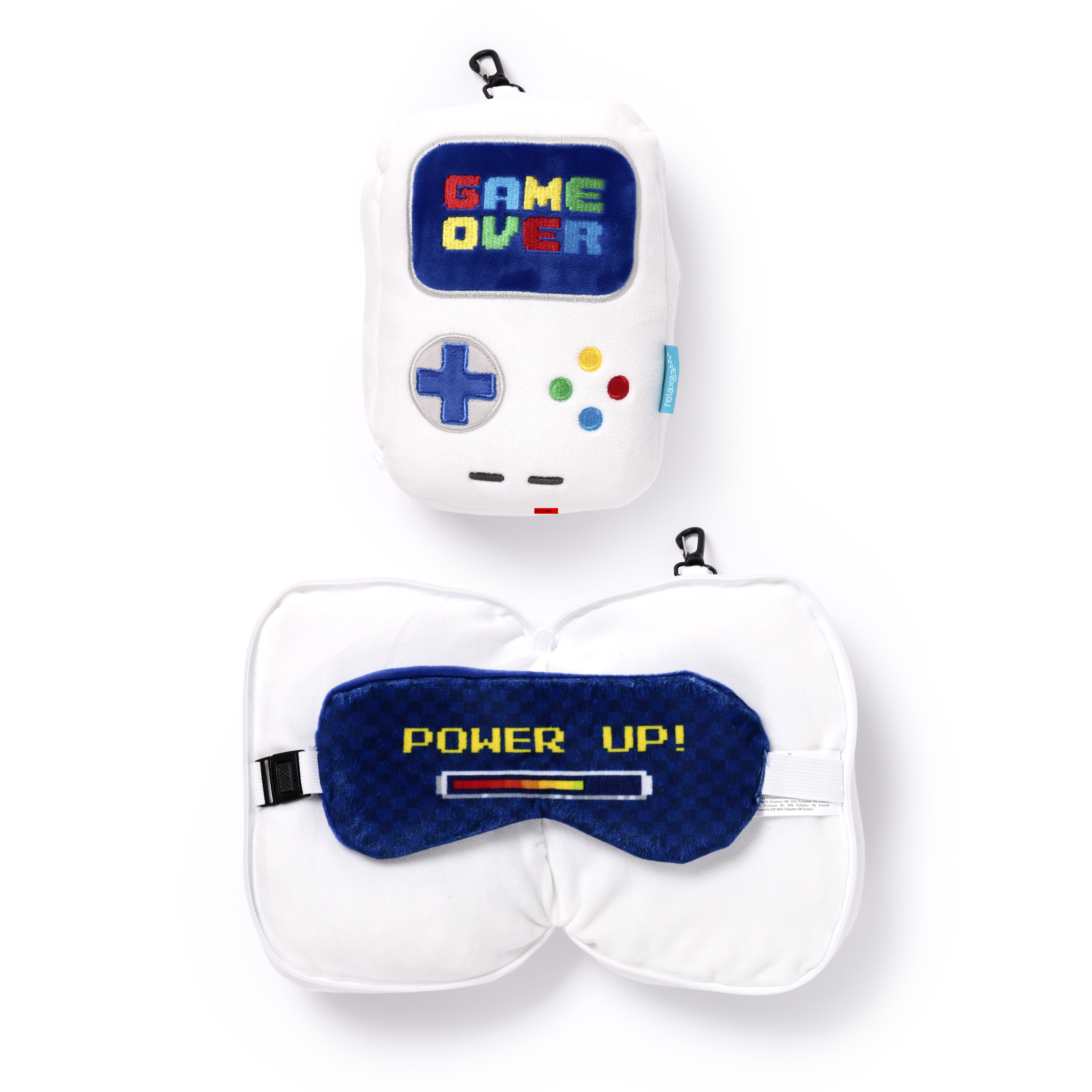 Game Over Travel Pillow And Eye Mask Relaxeazzz