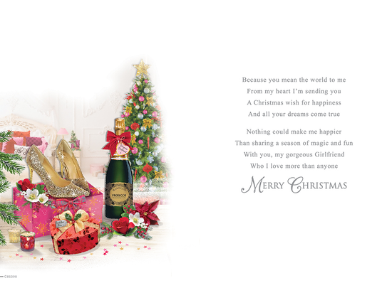 Regal 6 Pack C75 Cards Christmas Girlfriend