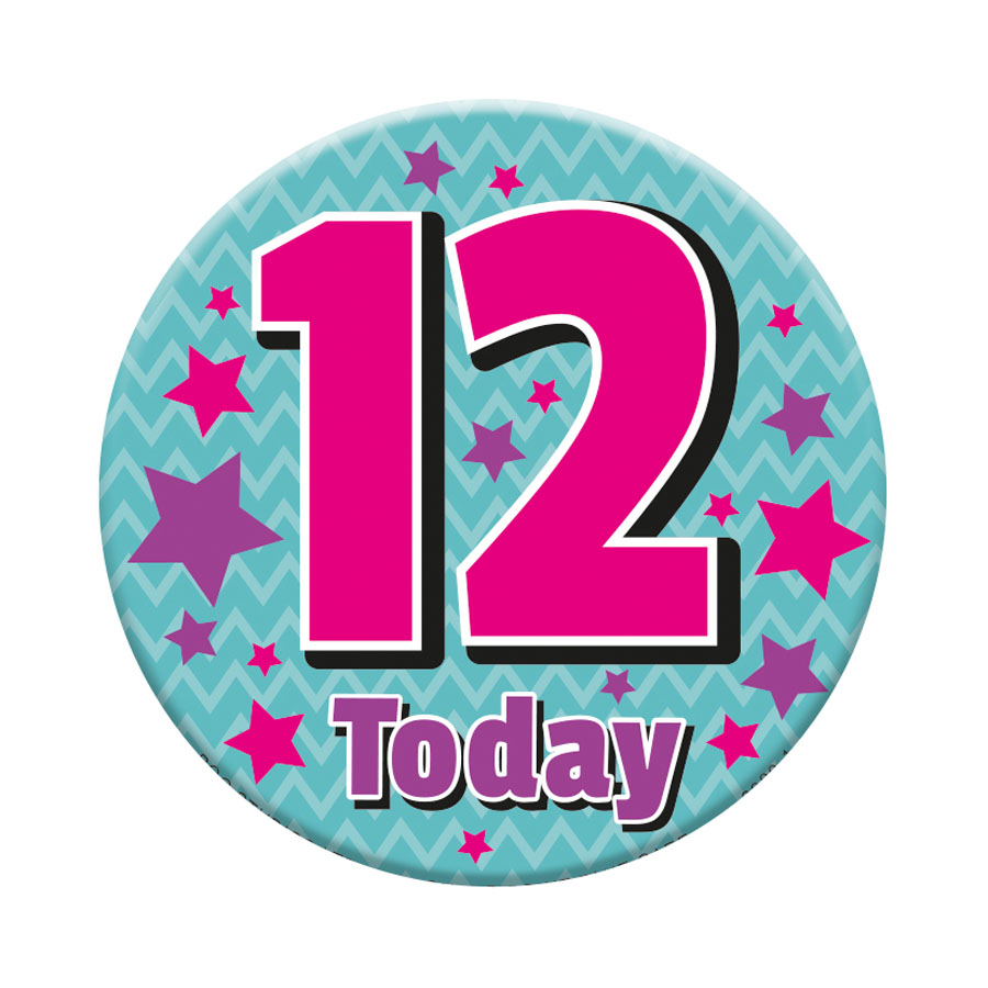 Small Badges Age 12 Female 6pk
