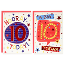 Poppyhill C50 Birthday Age 10 12pk